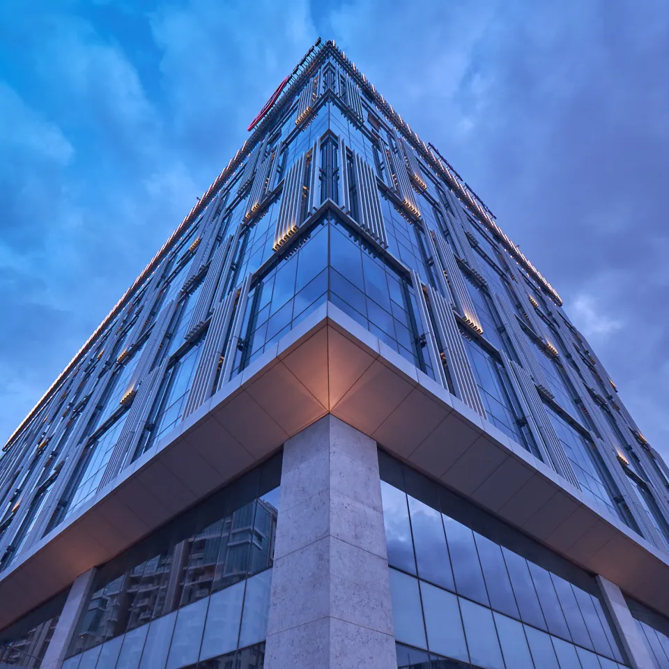 building-corner-looking-up