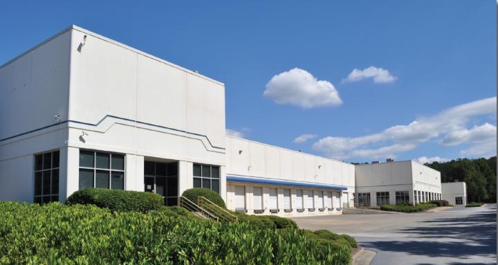 industrial building facade